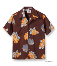 Sun Surf Special-Edition Hawaiian Shirt Duke's Tropical View Brown DK38819